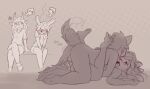  anthro anthro_on_anthro being_watched bovid caprine cuckold cuckquean cura_sylfaen english_text fan_character female furry goat group hi_res horn invalid_tag lagomorph leporid looking_at_another lying male male/female mammal on_back rabbit rabbit_ears sex simple_background swingers text voyeur 