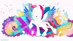  abstract_background absurd_res cutie_mark equid equine female hair hasbro hi_res hooves light_theme mammal mlp_g5 multicolored_hair multicolored_wings my_little_pony pegasus sambaneko two_tone_hair wings zipp_storm_(mlp) 