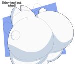  absurd_res anthro big_butt blue_eyes bubble_butt butt cyandrive98 d-cat_(cyandrive98) domestic_cat english_text felid feline felis hi_res huge_butt hyper hyper_butt mammal rear_view simple_background text 