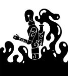  2015 3_fingers arm_markings automaton biped black_and_white digital_drawing_(artwork) digital_media_(artwork) fingers flask hi_res humanoid machine male markings molasses monochrome restricted_palette robot scp-2045 scp_foundation silhouette simple_background solo standing sunnyclockwork white_background 