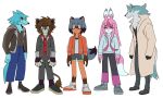  anthro beastman blue_hair brand_new_animal canid canine canis clothed clothing digital_media_(artwork) disney disney+ felid female fox fur group hair hi_res kingdom_hearts lion male mammal michiru_kagemori nazuna_hiwatashi netflix pantherine raccoon_dog riku_(kingdom_hearts) shirou_ogami sora_(kingdom_hearts) square_enix studio_trigger tanuki tetsuya_nomura wolf yoh_yoshinari 