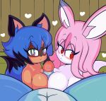  &lt;3 abs absurd_res anthro bedroom_eyes blackmore blush brand_new_animal breast_play breasts canid canine canis ears_up female first_person_view foreskin fox genitals group hair hi_res inside looking_at_viewer male male/female mammal michiru_kagemori narrowed_eyes navel nazuna_hiwatashi penis raccoon_dog raised_tail seductive sex shirou_ogami studio_trigger tail tanuki titfuck trio wolf 