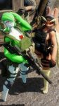  absurd_res akikosfm anthro female female/female gardevoir generation_3_pokemon generation_4_pokemon group gun hi_res lopunny nintendo pokemon pokemon_(species) ranged_weapon rifle trio weapon 