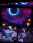  astral_projection blue_body blue_fur depths_of_magic domestic_cat duo felid feline felis female fur hi_res mae_borowski male male/female mammal meraence night_in_the_woods nude sleeping 