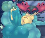  anthro balls big_balls big_penis bodily_fluids cum cum_in_penis cum_inside dragapult dreepy duo ellipsis english_text erection exclamation_point eyes_closed father_(lore) father_and_child_(lore) father_and_son_(lore) generation_8_pokemon genital_fluids genitals green_body hi_res huge_balls huge_penis huge_thighs hyper hyper_balls hyper_genitalia hyper_penis incest_(lore) larger_male male male/male male_penetrated male_penetrating male_penetrating_male multicolored_body nintendo nude onomatopoeia parent_(lore) parent_and_child_(lore) parent_and_son_(lore) penetration penile penile_penetration penis penis_in_penis plushtrapboyuwu pokemon pokemon_(species) sex size_difference sleep_sex sleeping small_but_hung smaller_male son_(lore) sound_effects text thick_thighs tongue tongue_out two_tone_body urethral urethral_penetration young 