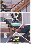  absurd_res eeveelution feral generation_2_pokemon hi_res male nintendo pokemon pokemon_(species) sleeping solo text umbreon 