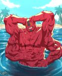  4_arms 4_eyes abs alien alien_humanoid ben_10 c_andreartz cartoon_network hi_res humanoid male multi_arm multi_eye multi_limb muscular muscular_humanoid muscular_male pecs red_body red_skin scar solo tetramand 
