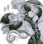  2boys anal armor bara boots bottomless chest_armor chimachimadb dragon_ball dragon_ball_z faceless faceless_male gloves greyscale hand_on_another&#039;s_face highres leg_up looking_at_another lying male_focus monkey_tail monochrome multiple_boys muscular muscular_male on_back open_mouth pants pants_around_one_leg rape saiyan_armor sex short_hair smile spiked_hair tail vegeta 