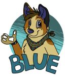  2012 ambiguous_gender anthro badge black_body black_fur blue_(bluekyokitty) blue_eyes blue_inner_ear blue_nose blue_text bluekyokitty brown_body brown_fur canid canine canis character_name conbadge digital_drawing_(artwork) digital_media_(artwork) domestic_dog eyebrows flat_colors freckles fur grey_sclera handpaw head_tuft herding_dog kerchief kerchief_only low_res mammal mostly_nude neckerchief neckerchief_only outline pastoral_dog pattern_kerchief pattern_neckerchief pawpads paws plaid_kerchief plaid_neckerchief sebdoggo smile solo tan_body tan_fur text tuft welsh_corgi white_outline white_pawpads 