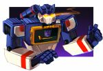 ayaneninjare bad_id bad_tumblr_id border decepticon eye_trail glowing glowing_eyes light_trail mecha no_humans outside_border purple_background robot science_fiction shoulder_cannon solo soundwave_(transformers) transformers transformers:_generation_1 upper_body white_border 