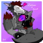  anthro lkero machine male male/male protogen skulldog_(species) spinell zarrow 