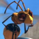  antz arthropod dreamworks female hymenopteran insect low_res muffy_(antz) solo solo_focus thumbnail unknown_artist wasp 