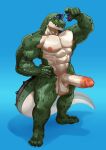  abs anthro biceps crocodilian curtis_wuedti feral genitals helm_(connivingrat) hi_res humanoid humanoid_genitalia humanoid_penis male muscular muscular_male nipples obliques pecs penis reptile scalie solo tail triceps 