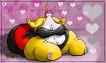  &lt;3 2006 anthro belly big_belly big_breasts big_butt bottomwear breasts butt cleavage clothed clothing digital_media_(artwork) feet female fur hair huge_belly huge_breasts huge_butt huge_thighs hyper hyper_butt hyper_thighs immobile jiggly_(kazecat) kazecat lagomorph leporid mammal morbidly_obese morbidly_obese_anthro morbidly_obese_female navel obese obese_anthro obese_female overweight overweight_anthro overweight_female paws pink_hair rabbit simple_background thick_thighs topwear wide_hips yellow_body yellow_fur 