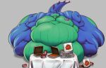  alistair_(hugefatfat) anthro belly beverage beverage_can big_belly big_butt big_cheeks blue_body butt cola dinosaur double_chin food furniture green_belly huge_belly huge_butt huge_thighs hyper hyper_belly hyper_butt hyper_thighs immobile male moobs morbidly_obese morbidly_obese_anthro morbidly_obese_male obese obese_anthro obese_male overweight overweight_anthro overweight_male pizza pizza_box reptile ryuhayabusa7644 scalie soda solo table thick_thighs white_tablecloth 
