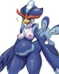  &lt;3 2023 467adv 4:5 anthro areola biped breasts female front_view generation_9_pokemon genitals hi_res looking_at_viewer medium_breasts nintendo nipples pokemon pokemon_(species) pregnant pregnant_female pussy quaquaval smile smiling_at_viewer solo 