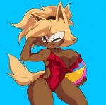  anthro ball beach_ball big_breasts breasts bytesduh canid canine canis cleavage clothed clothing female green_eyes hi_res idw_publishing inflatable mammal one-piece_swimsuit sega solo sonic_the_hedgehog_(comics) sonic_the_hedgehog_(idw) sonic_the_hedgehog_(series) swimwear whisper_the_wolf wolf 