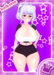  ass breasts cat_girl character_request curvy glasses huge_ass large_breasts lowres maid non-web_source white_hair wide_hips 