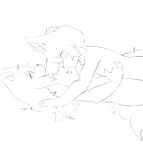 anthro blush breast_play breast_squish breast_suck breastfeeding breasts butt canid canine canxue duo female fox fur hair hi_res holyhorizon humanoid male male/female mammal nipples nude sex smile squish sucking tail 