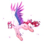  1:1 adel_sz cutie_mark digital_media_(artwork) equid equine feather_tuft feathered_wings feathers female feral flying fur hair hasbro hi_res hooves leg_tuft mammal mlp_g5 multicolored_body multicolored_feathers multicolored_hair multicolored_wings my_little_pony pegasus pink_hair pink_tail solo spread_wings tail tuft two_tone_hair two_tone_tail white_body white_fur wings zipp_storm_(mlp) 