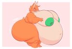  2017 anthro belly big_belly big_breasts big_butt blush breasts butt colored dulce_(mr.pink) english_text fat_arms female green_eyes green_lips green_nipples huge_aerola huge_breasts huge_butt hyper hyper_belly hyper_breasts hyper_butt hyper_hips hyper_nipples lagomorph leporid lips mammal morbidly_obese morbidly_obese_anthro morbidly_obese_female mr.pink nipples nude_female obese obese_anthro obese_female overweight overweight_anthro overweight_female rabbit solo text 