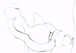  ambiguous_gender animated anthro ass_up butt digital_media_(artwork) duo erection intersex intersex/male male mammal mario_bros nintendo nude open_mouth penetration reptile scalie short_playtime simple_background smile swoomy tongue tongue_wrap unfinished yoshi 