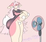  2021 5_fingers alternate_species anthro ass_up audino big_breasts big_butt big_tail bodily_fluids breast_grab breast_size_difference breast_squish breasts butt butt_grab clothing eyes_closed female female_focus fingers fluffy_ears generation_5_pokemon hair hand_on_breast hand_on_butt holding_breast holding_butt human humanized inventor_(artist) legs_together long_hair mammal nintendo open_mouth pink_body pokemon pokemon_(species) samyrai seashell_bra shirt signature solo solo_focus squish summer sweat sweaty_breasts sweaty_butt sweaty_legs sweaty_thighs t-shirt tail thick_thighs topwear white_hair wide_hips yellow_body 