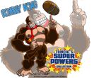  2009 anthro ape barefoot barrel brown_body brown_fur brown_nipples donkey_kong_(character) donkey_kong_(series) english_text featureless_crotch feet fur gorilla haplorhine hi_res looking_at_viewer male mammal muscular muscular_anthro muscular_male necktie nintendo nipples nude prehensile_feet primate solo tan_body tan_skin text toes tomcat_(artist) 