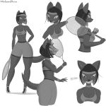  absurd_res anthro ball bottomwear clothing expressions female grey_body hi_res molesondrive piercing shorts sketch tennis tennis_ball text text_on_clothing thick_thighs tsundere unfinished 