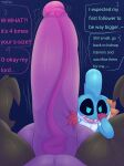  absurd_res anthro balls big_balls big_butt big_dom_small_sub big_penis black_body black_sclera blue_body blue_skin butt claws damond_(plushtrapboyuwu) dialogue dominant dragon duo dusk_(plushtrapboyuwu) erection first_person_view freckles generation_3_pokemon generation_6_pokemon genitals half-closed_eyes hand_on_face hand_on_penis hi_res huge_balls huge_penis humanoid_genitalia humanoid_penis long_penis male male/male mudkip multicolored_body narrowed_eyes nintendo noivern nude open_mouth penis plushtrapboyuwu pokemon pokemon_(species) pov_handjob pubes purple_balls purple_body purple_penis sharp_claws sharp_teeth size_difference speech_bubble teapot_(body_type) teeth text thick_thighs throbbing_penis two_tone_body unimpressed vein veiny_penis wide_hips wyvern 