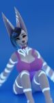  135:256 4k absurd_res anthro big_breasts breasts canid canine canis domestic_dog female fluffypuppykasey hi_res kasey_(fluffypuppykasey) mammal narrowed_eyes nordic_sled_dog samoyed solo spitz 