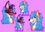  absurd_res animal_mask badge canid canine canis domestic_dog fox furryart furryfandom hi_res invalid_tag kink mammal mask pup_mask pupgear 