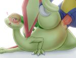  4:3 biped blue_body duo erection female female_penetrated feral flygon garchomp generation_3_pokemon generation_4_pokemon genitals green_body hi_res k-dra61 looking_back male male/female male_penetrating male_penetrating_female nintendo penetration penile penile_penetration penis pokemon pokemon_(species) pussy raised_leg rear_view red_body sex side_view simple_background slit vaginal vaginal_penetration white_background yellow_body 