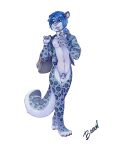  absurd_res bastionshadowpaw beverage bottomless bottomless_district bubble_tea chastity_(disambiguation) chastity_cage chastity_device clothed clothing fashion felid hi_res invalid_tag male mammal pantherine seraph snow_leopard stylish 