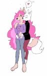  &lt;3 10:16 anthro biped black_clothing blue_clothing canid canine canis clothing duo eyelashes eyes_closed female fox fur hair happy hi_res huge_hair long_hair magna_(puppkittyfan1) mammal maned_wolf multicolored_hair paws pink_body pink_clothing pink_ears pink_fur pink_hair pink_tail puppkittyfan1 purple_clothing smile tail tammy_(puppkittyfan1) trans_(lore) trans_woman_(lore) two_tone_hair two_tone_tail white_body white_ears white_fur white_tail wolf 