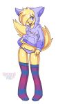  absurd_res animal_humanoid anthro bisexual_pride_colors blonde_hair cat_humanoid clothed clothing clothing_lift clothing_pull domestic_cat ears_up fangs felid felid_humanoid feline feline_ears feline_humanoid felis fluffy fluffy_tail fur girly glistening glistening_body hair hair_over_eye hi_res highlights_(coloring) hoodie humanoid legwear lenny_(theiathegreatest) lgbt_pride looking_at_viewer male mammal mammal_humanoid markings one_eye_obstructed open_mouth open_smile panties panty_pull pride_colors purple_clothing purple_eyes purple_hoodie purple_nose purple_topwear simple_background smile smiling_at_viewer snaggle_tooth solo tail teeth thick_tail thigh_highs topwear underwear underwear_pull vitzypie white_background yellow_body yellow_fur yellow_hands yellow_paws yellow_tail 