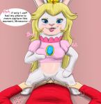  &lt;3 absurd_res anthro blonde_hair blue_eyes blush bottomless breast_squeeze breasts buckteeth clothed clothing crossover crown duo eyebrows female female_on_top fingernails genitals hair headgear hi_res holding_breast holding_leg human human_on_anthro interspecies lagomorph lips lipstick long_ears long_hair looking_pleasured lying makeup male male/female male_penetrating mammal mario mario_bros mario_plus_rabbids_kingdom_battle mario_plus_rabbids_sparks_of_hope mitten_hands moan motion_lines nails nintendo nose on_top open_mouth open_smile penetration penile penile_penetration penis penis_in_pussy pubes pussy rabbid rabbid_peach raving_rabbids rayman_(series) red_clothing sex shirt short_stack skywater smile speech_bubble spread_legs spreading standing teeth text toeless_feet topwear ubisoft vaginal vaginal_penetration 