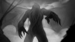  2022 ambiguous_gender big_wings claws cloud cthulhu cthulhu_mythos eldritch_abomination face_tentacles featureless_crotch foreground_silhouette front_view ggtfimz greyscale h.p._lovecraft hi_res humanoid low-angle_view membrane_(anatomy) membranous_wings monochrome monster monstrous_humanoid multi_eye nude open_mouth outside portrait reaching reaching_towards_viewer sky solo spread_wings standing tentacles three-quarter_portrait wings 
