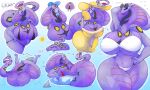  2023 anthro arbok baseball_cap beverage big_breasts bodily_fluids breasts camel_toe clothed clothing coconut coconut_drink curvy_figure dialogue digital_media_(artwork) drupe_(fruit) english_text eyewear eyewear_on_head female floatie food fruit generation_1_pokemon glasses hand_behind_head hand_fan hand_on_hip hat headgear headwear hi_res huge_breasts inflatable licking multiple_images nintendo nipples open_mouth open_smile plant pokemon pokemon_(species) popsicle signature smile solo sun sunglasses sunglasses_on_head sweat text thick_thighs tongue tongue_out voluptuous water wide_hips xenochelle 