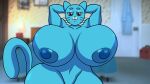  abs age_difference animated anthro areola big_areola big_breasts big_butt big_nipples blue_body blue_fur blue_nipples blue_skin blurred_background breasts butt cartoon_network cat_nose cat_tail eyebrows eyelashes felid feline feline_ears female female/female female_focus flipaclip fur genitals hi_res huge_areola huge_breasts huge_butt huge_hips huge_nipples huge_thighs lips looking_at_another looking_at_partner looking_at_viewer looking_pleasured mammal mature_female mother_(lore) moving moving_background muscular muscular_anthro muscular_female muscular_thighs nicole_watterson nipples nude nude_anthro nude_female older_female papriko parent_(lore) smile smiling_at_viewer smirk smirking_at_viewer solo tail tail_aside teasing teasing_viewer the_amazing_world_of_gumball thick_bottom_lip thick_eyebrows thick_tail thick_thighs toony wide_hips ych ych_(character) 