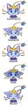  absurd_res angry domestic_cat felid feline felis female feral happy hi_res league_of_legends mammal relieved riot_games sad scared solo yuumi_(lol) yuumisocute 
