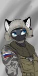  animal_humanoid canid canid_humanoid canine canine_humanoid clothing hat headgear headwear hi_res humanoid male mammal mammal_humanoid russian soviet_union wolf_humanoid 