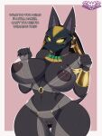  2023 5_fingers anthro areola border breasts canid canine canis dialogue digital_media_(artwork) english_text female fingers hi_res jackal jessica_the_jackal knightmoonlight98 mammal navel nipples simple_background solo text 