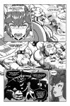  armband big_breasts black_sclera boots bowser bowsette_meme bracelet breasts claws clothing collar comic crown demon dialogue dress female fight footwear hair headgear hi_res horn humanoid jewelry jugem_(pencils) koopa long_hair male mario_bros meme monochrome motion_lines muscular muscular_female muscular_male nintendo pencils_(artist) reptile_tail scales scalie sharp_teeth shell size_transformation sound_effects speech_bubble spiked_armband spiked_bracelet spiked_collar spiked_shell spikes spikes_(anatomy) strapless_clothing strapless_dress strapless_leotard super_crown teeth transformation vein 