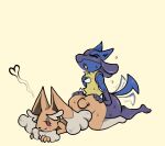  &lt;3 alekoin ambiguous_penetration anthro big_butt black_body black_fur blue_body blue_fur blush blush_lines bodily_fluids brown_body brown_fur butt canid canine doggystyle duo eyes_closed female from_behind_position fur generation_4_pokemon lagomorph lopunny lucario male male/female mammal nintendo open_mouth orgasm penetration pokemon pokemon_(species) sex sweat sweatdrop tail tail_motion tailwag thick_thighs wide_hips 