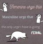  2023 all_fours ambiguous_gender domestic_cat english_text felid feline felis feral fur gesture gloose_(ncs) grey_background hi_res humor mammal meme ncs reaction_image shadow simple_background solo standing text the_truth whiskers 