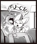  &lt;3 after_fellatio after_oral after_sex aggressive_retsuko anthro armchair bodily_fluids bottomless canid canine chair clothed clothed_sex clothing cum cum_in_mouth cum_inside cum_on_face dialogue duo eyes_closed female fennec fenneko foreskin fox furniture genital_fluids genitals haida hyena junyois lamp male male/female mammal penis profanity sanrio sex sofa 