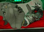  &lt;3 2023 5_toes absurd_res argonian balls bed bethesda_softworks big_penis bodily_fluids bottomwear chain claws clothing collar dialogue digit_ring english_text erection feet finger_claws finger_ring foot_fetish foot_focus furniture genital_fluids genitals hi_res holding_penis jewelry looking_at_viewer male on_bed pants penis precum qeth qeth-wyrm qethwyrm666 ring saxhleel scalie shirt spiked_collar spikes text the_elder_scrolls toe_claws toe_ring toes topwear wrinkled_feet 