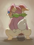  anthro anus audino blush clitoris countershading crouching dildo dildo_in_pussy dildo_insertion female gaping gaping_pussy generation_5_pokemon genitals hakkentai_pkdn hi_res looking_at_viewer looking_back masturbation mostly_nude nintendo penetration pink_body pmd:_discovery_team_of_stars_and_souls pokemon pokemon_(species) pokemon_mystery_dungeon pussy scarf scarf_only sex_toy sex_toy_in_pussy sex_toy_insertion simple_background solo tan_body translucent vaginal vaginal_masturbation vaginal_penetration 