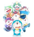  anthro arms_bent ball blue_body blue_fur blush bodily_fluids brown_body brown_fur canid canine canis clothed clothing collar collar_only crossed_arms crying domestic_cat dora-nichov dora-rinho dora_med_iii dora_the_kid doraemon doraemon_(character) ears_up el_matadora eyes_closed facial_hair felid feline felis front_view fur green_body green_fur group hat headgear headwear hi_res holding_object horn machine male mammal masser_(artist) mouth_closed mustache nude one_eye_closed open_mouth orange_body orange_fur red_body red_collar red_fur red_nose robot scarf shadow shirt signature simple_background soccer_ball standing tears tongue topwear wang_dora whiskers white_background wolf yellow_body yellow_fur 
